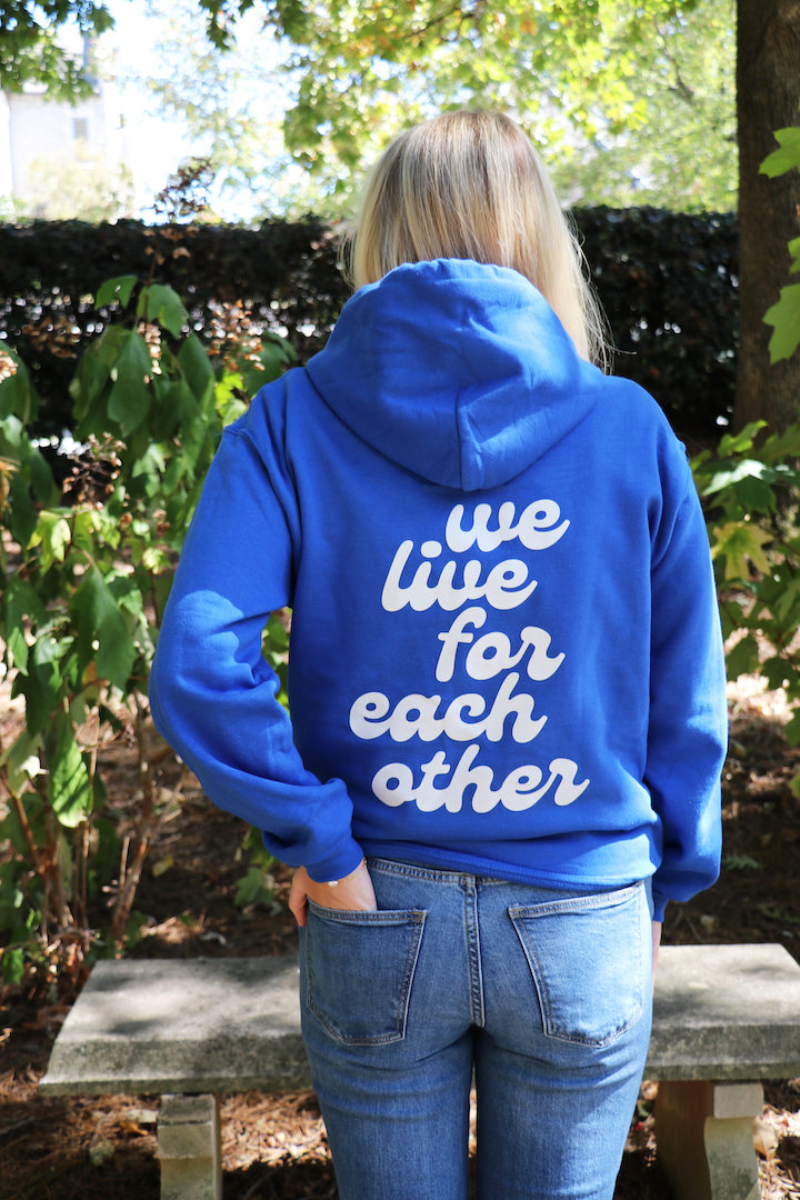 Each other top hoodie