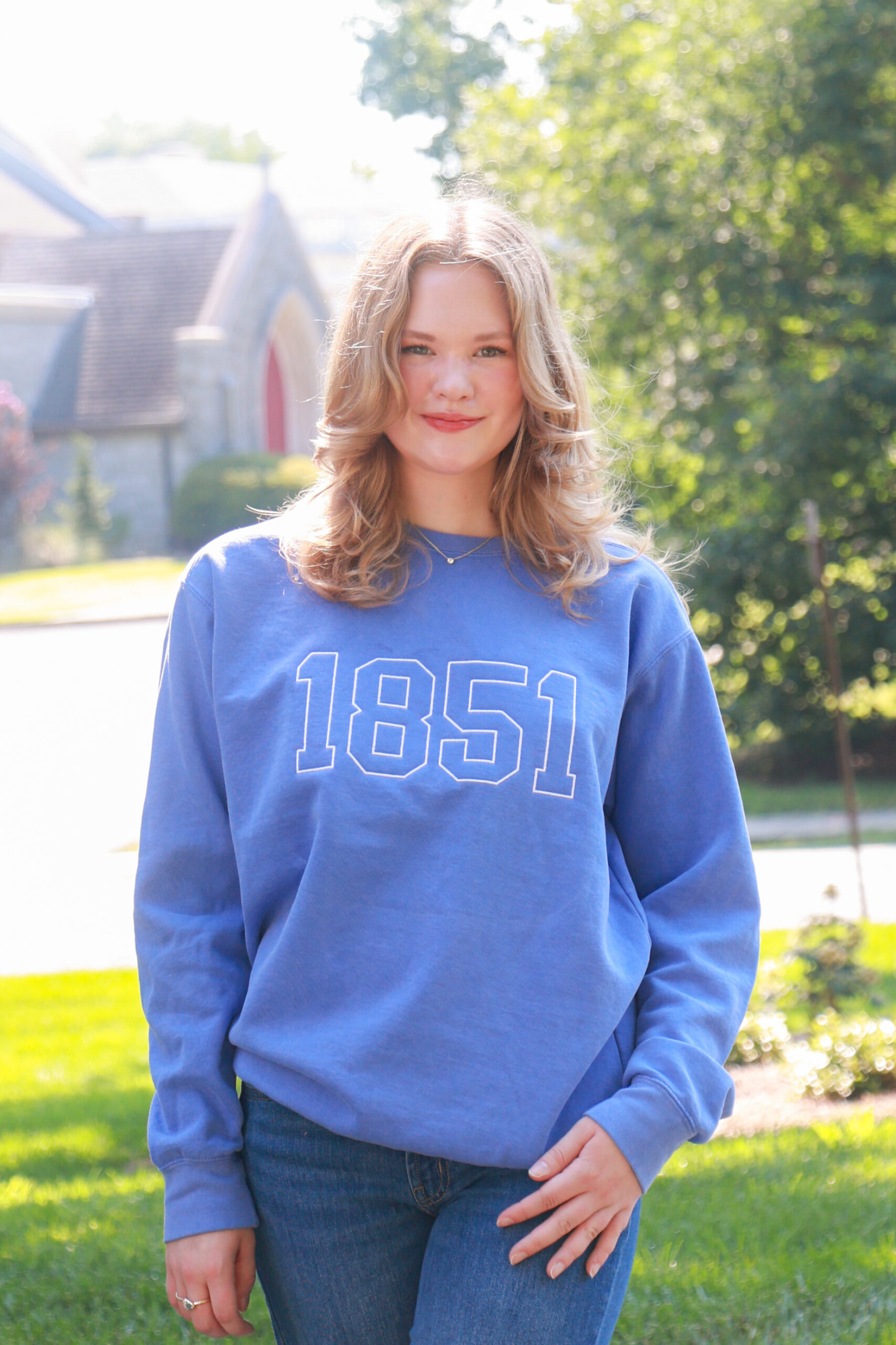 1851 Embroidered Crewneck